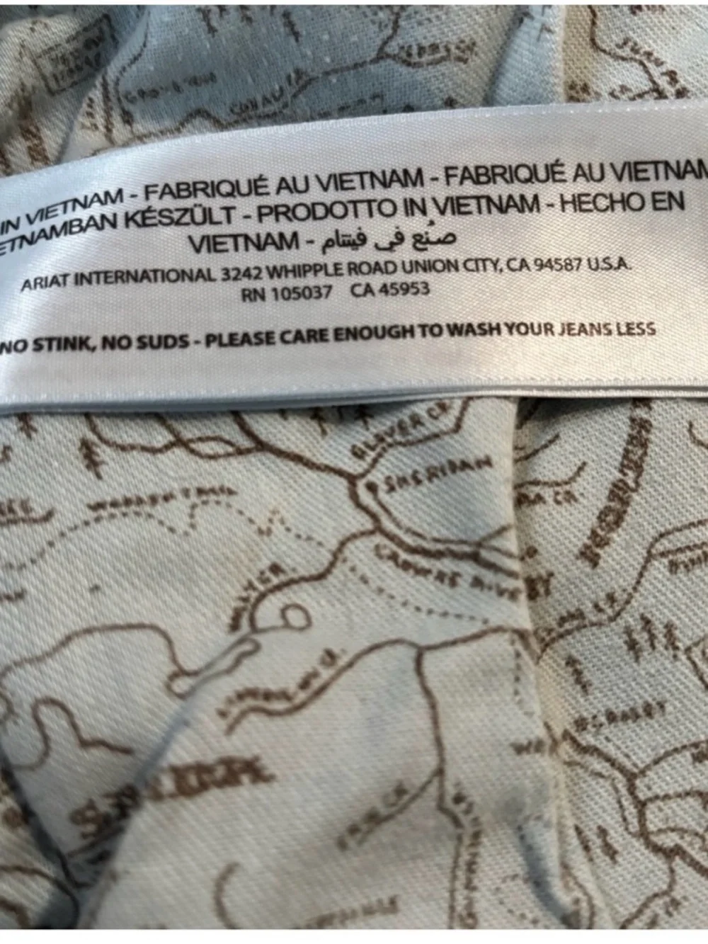 Ariat Men's M7 Silverton Dark Blue Straight Leg Jeans - Picture 15 of 16